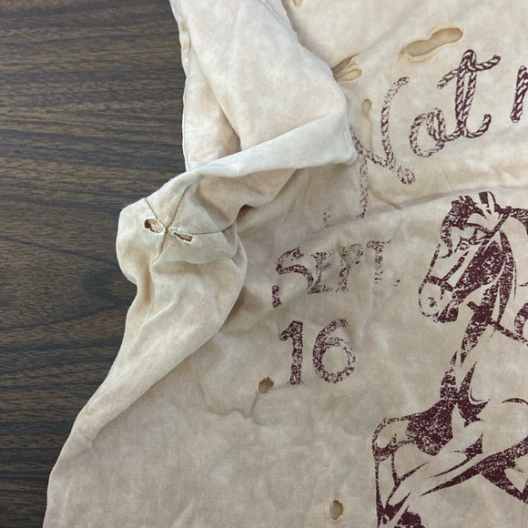 Forever 21 Not My First Rodeo Cowboy Distressed Graphic Tee - Picture 9 of 11